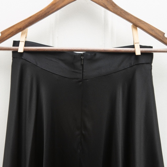 VINTAGE 100% SILK MIDI SKIRT  size 26 - Picture 2 of 4